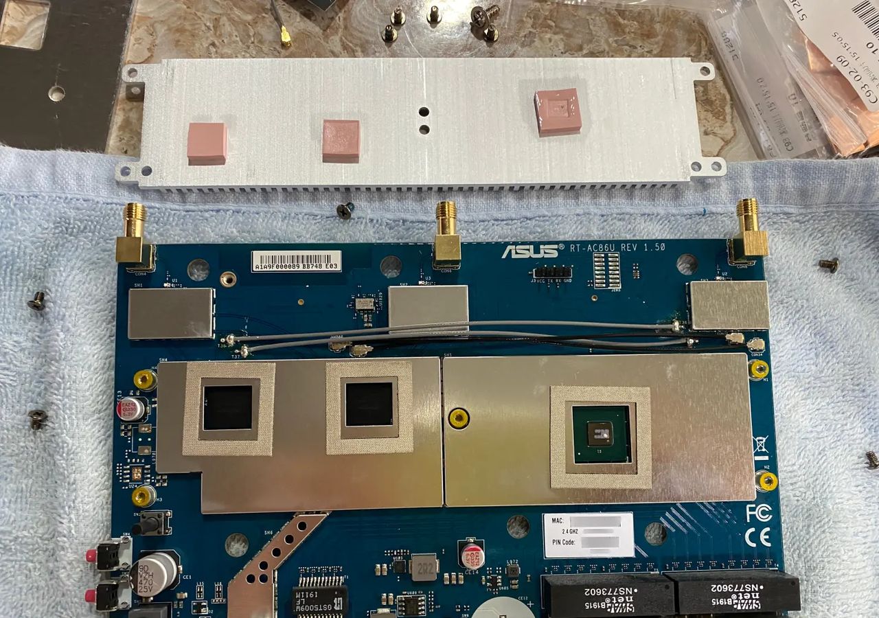 华硕AC86U散热改造