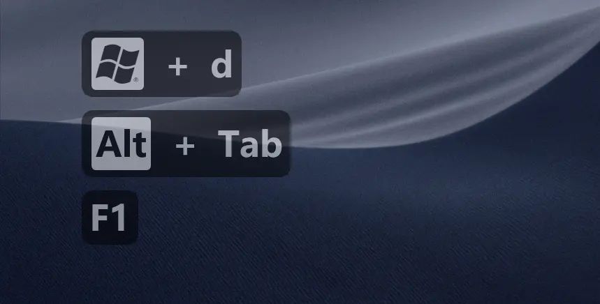 电脑屏幕实时显示快捷键?这款软件也太强了8!