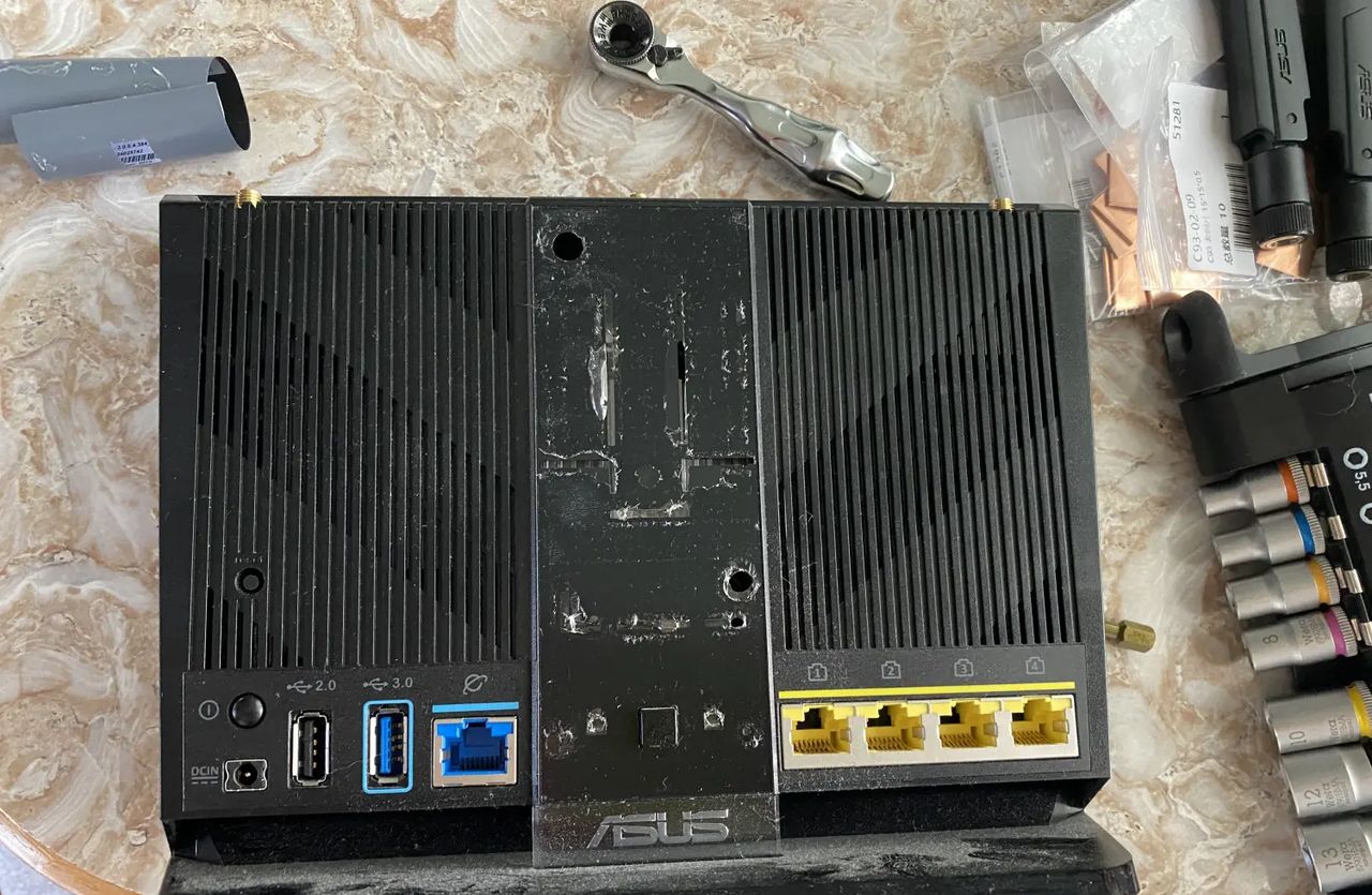 华硕AC86U散热改造