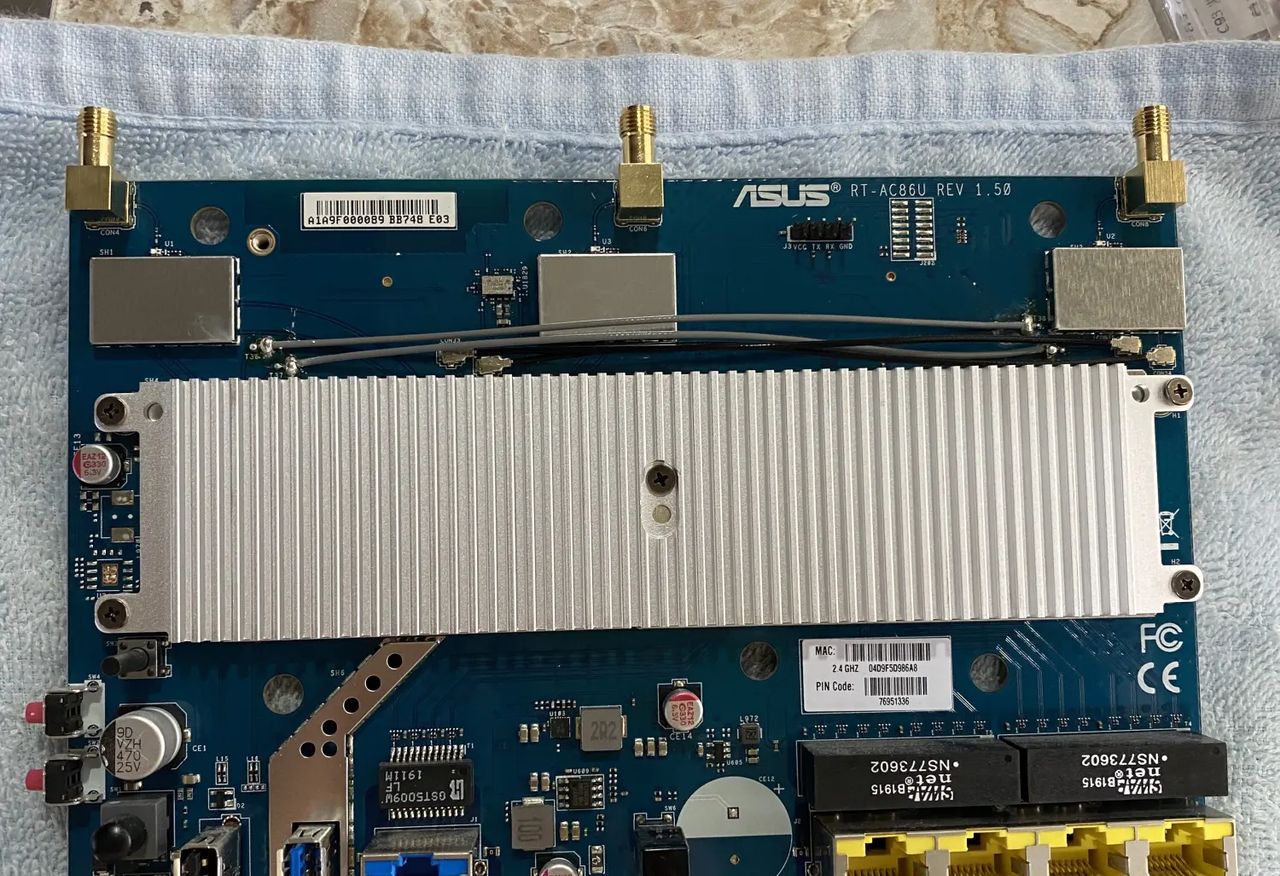 华硕AC86U散热改造