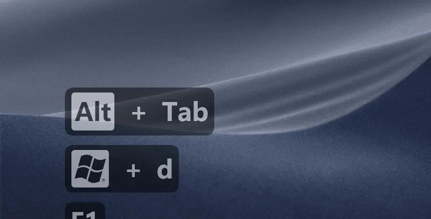 电脑屏幕实时显示快捷键?这款软件也太强了8!