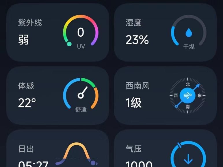 小米手机,天气预报,爱了~