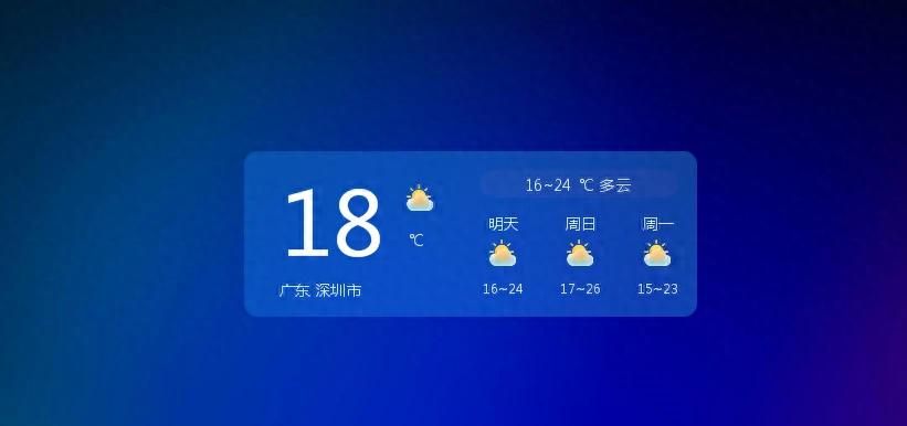 这么好用的桌面天气插件怎么能不告诉你？可以放到桌面的实时天气 - 宋马