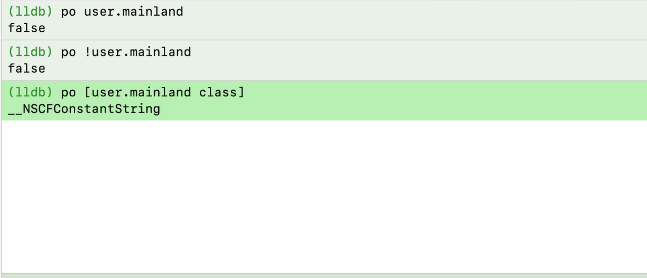 在 LLDB 里看到的 “false” 究竟是什么？——一次指针真值与字符串布尔值的误会 - 宋马