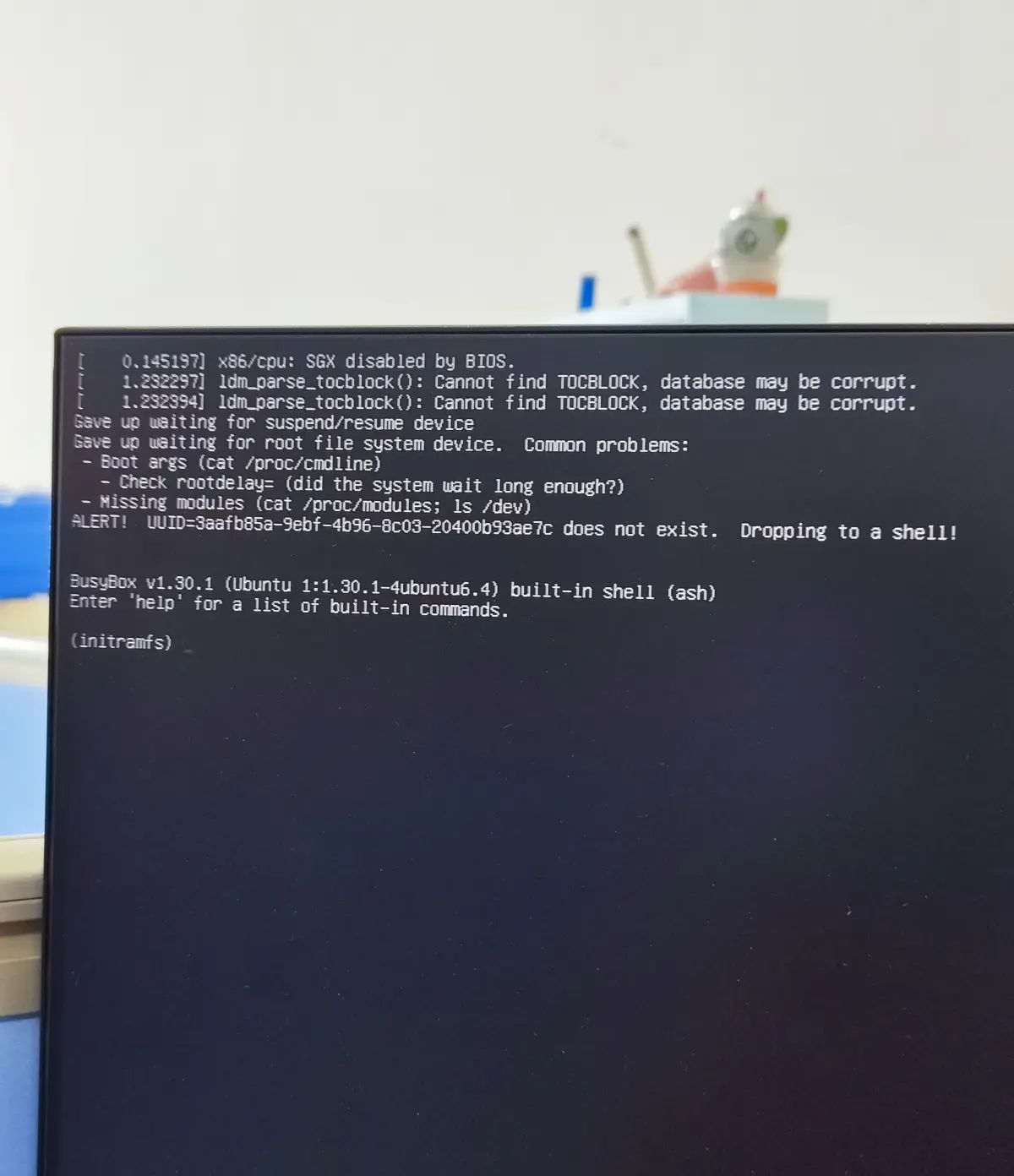 双系统ubuntu突然启动不了 - 宋马