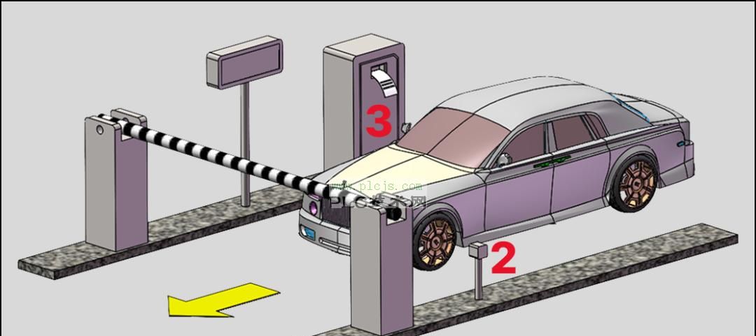 [西门子PLC] TIA Portal GRAPH (SFC) 语言编写停车场道闸的控制系统