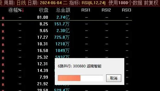 通达信多路并行选股配置设置，减少选股时间，提高效率