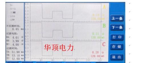 手持式有载开关特性测试仪的操作与说明