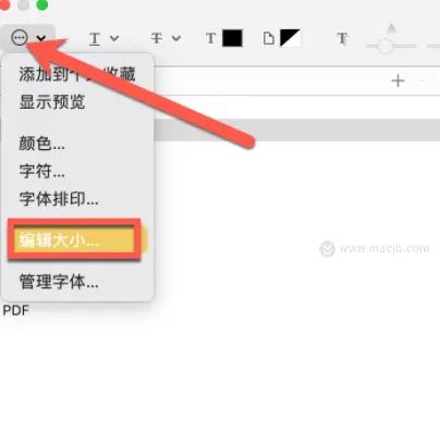 基础知识：Mac上更改“字体”窗口中的字体大小