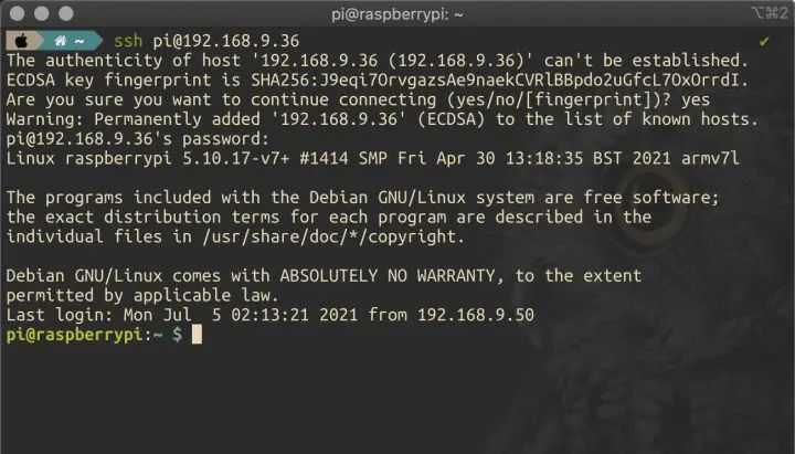 无公网IP，从公网SSH远程访问家中的树莓派