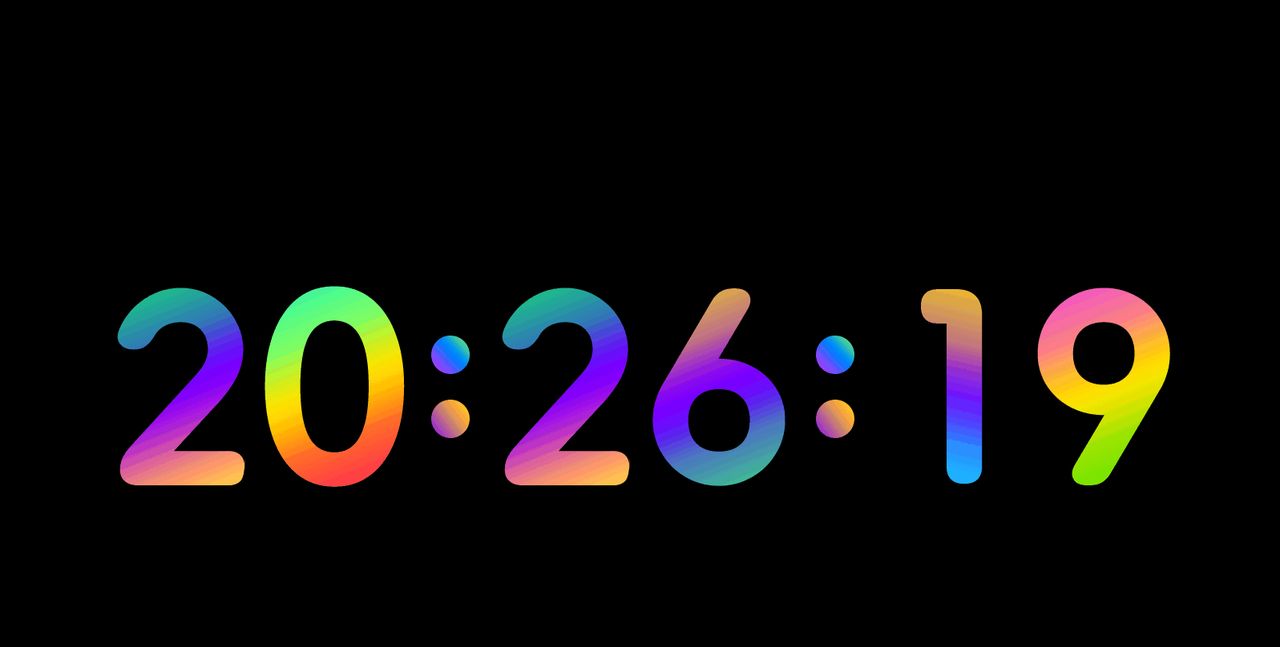 从没见过这么酷炫的时钟屏保 这款软件带你解锁超酷电脑屏保