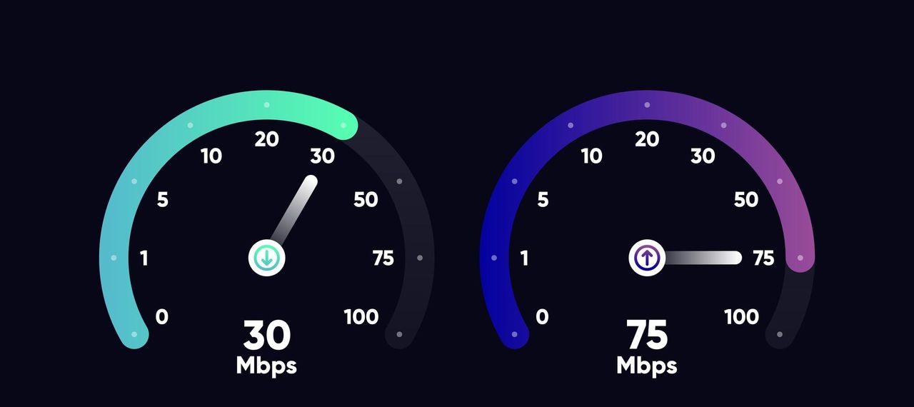 宽带1000M，但是电脑下载速度只有几十兆，这是什么原理？