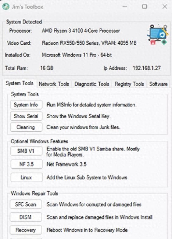 Jim's Toolbox 3.7是一款实用工具