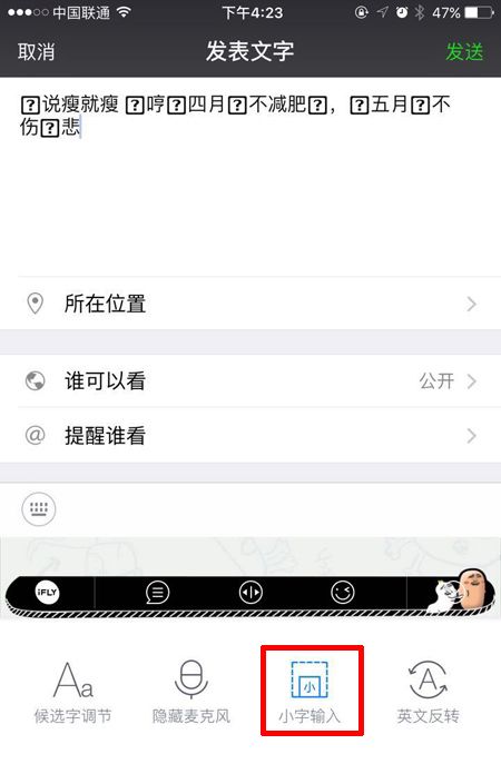 四月不减肥五月不伤悲 一招让你的iPhone字体嗖就瘦了