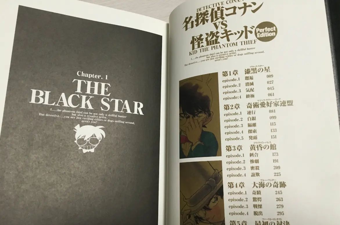 猫の纸片（369）青山刚昌③ 名侦探柯南VS怪盗基德（日版）&长春版对比