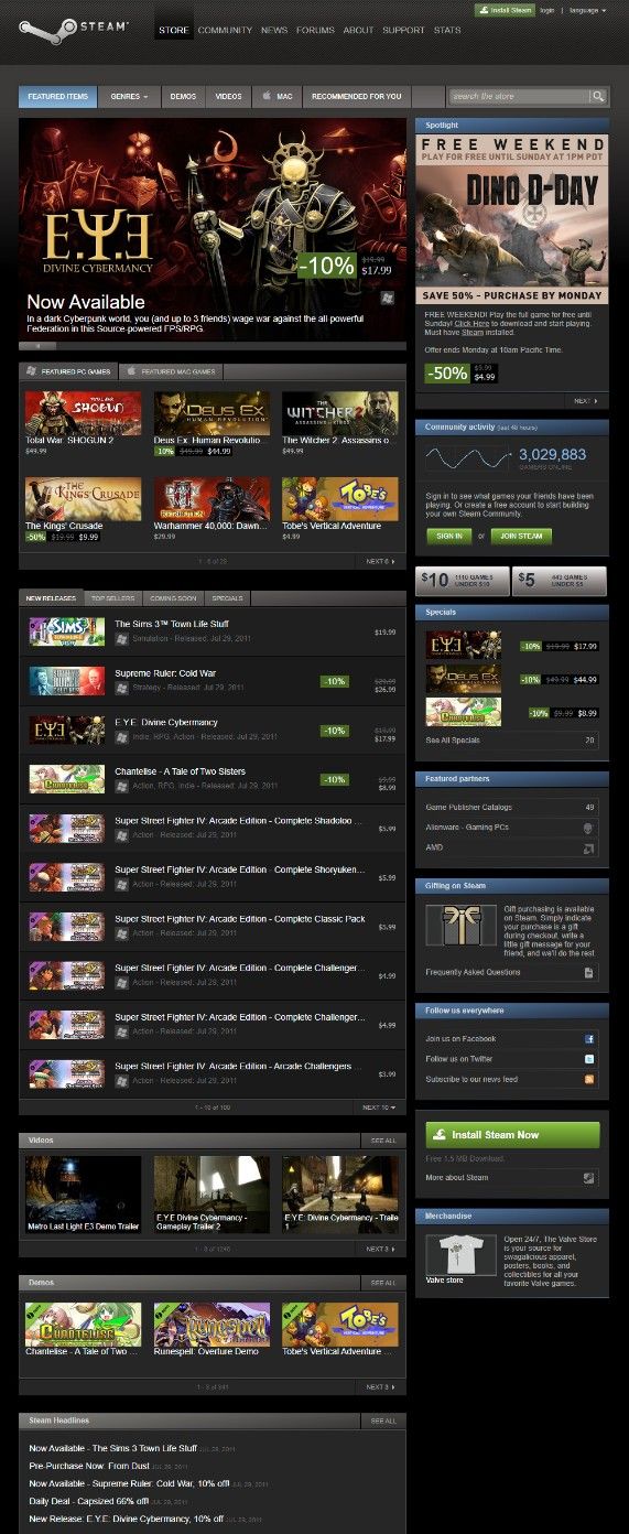 Steam 22年进化史：从简陋更新工具到全球游戏霸主