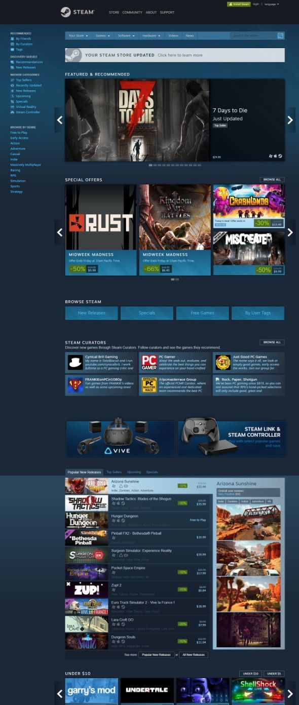 Steam 22年进化史：从简陋更新工具到全球游戏霸主