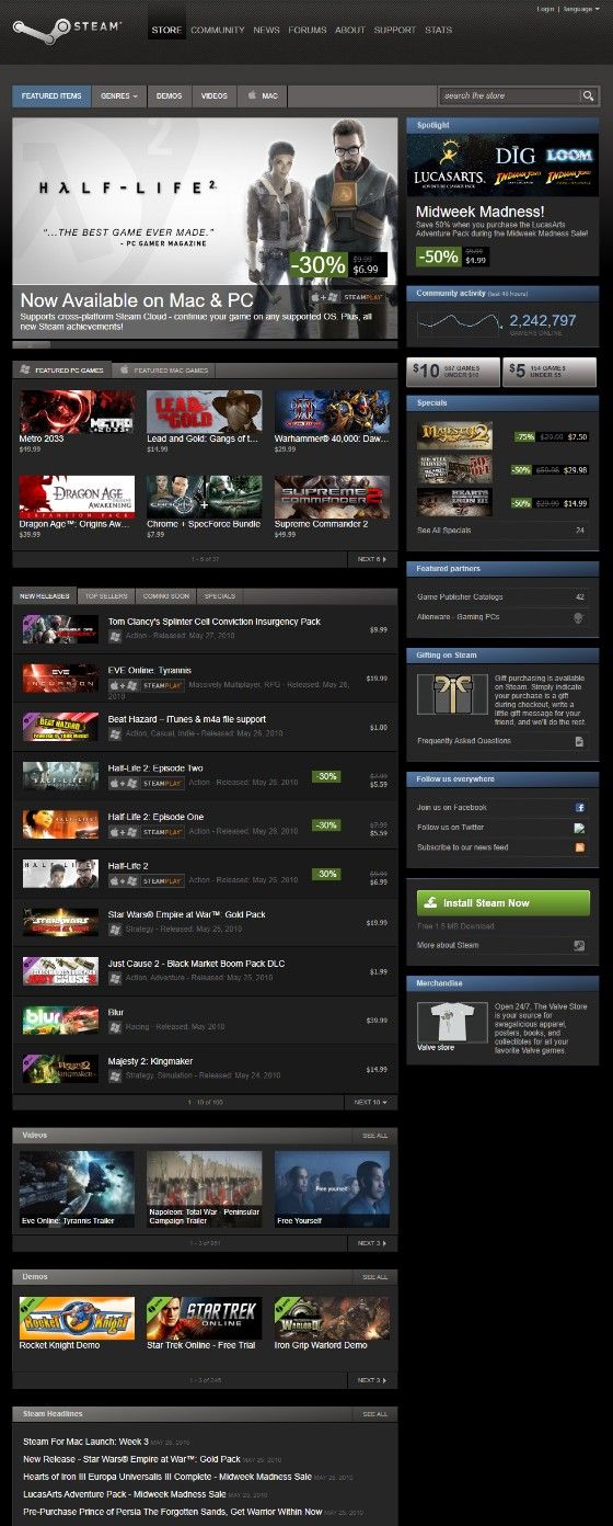 Steam 22年进化史：从简陋更新工具到全球游戏霸主