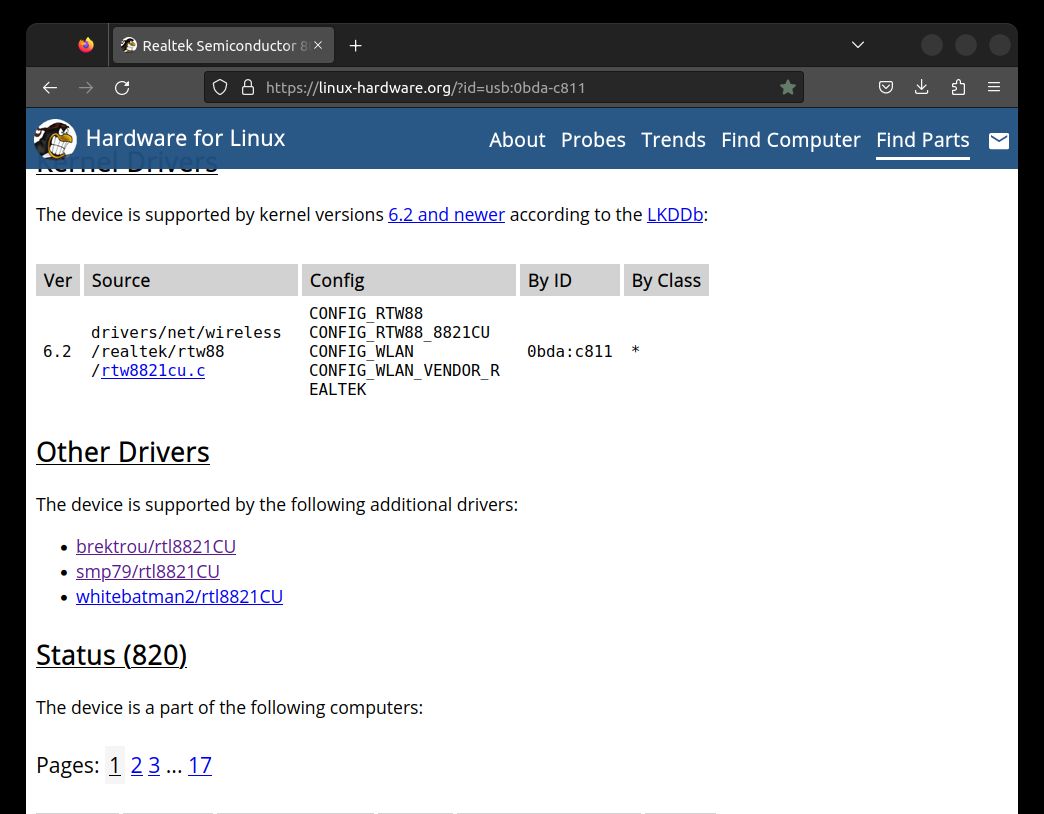 在Ubuntu主机上使用USB无线网卡