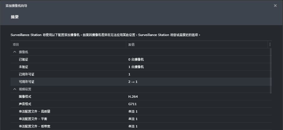 群晖NAS如何添加自定义摄像机