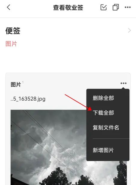 手机云便签里的照片怎么保存到相册里 - 宋马