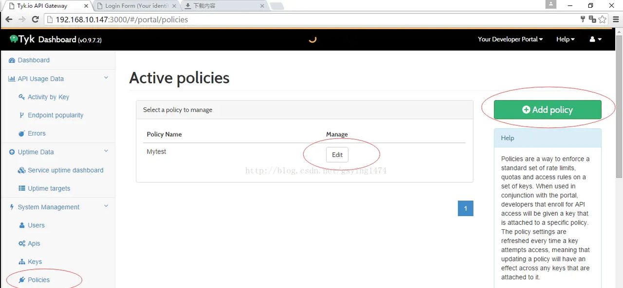 【实践】API网关（TYK）设置流量控制
