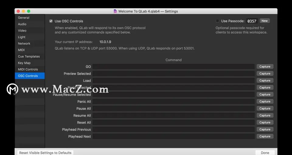 QLab Pro如何对工作区进行设置 QLab Pro mac版 使用教程