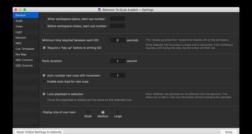 QLab Pro如何对工作区进行设置 QLab Pro mac版 使用教程