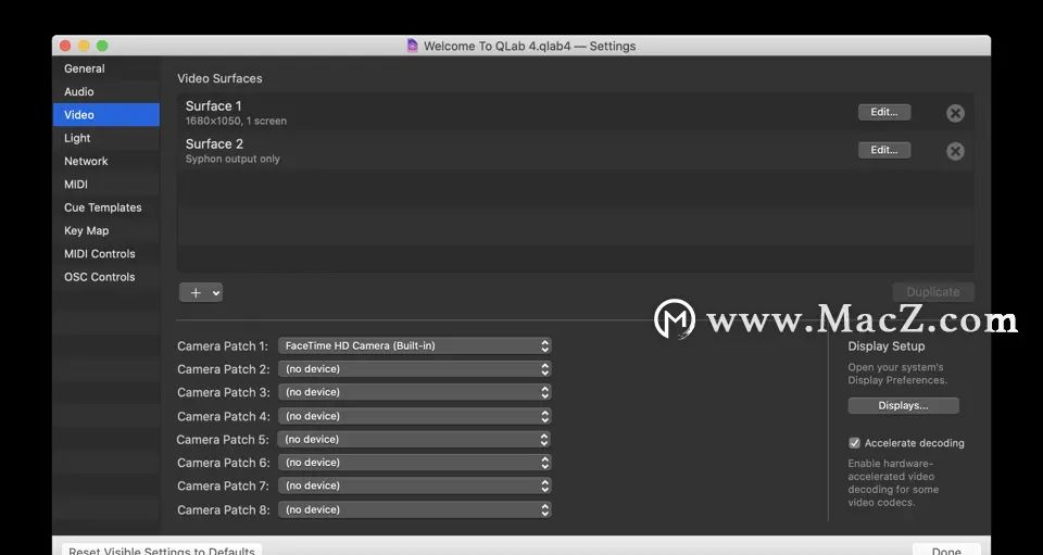 QLab Pro如何对工作区进行设置 QLab Pro mac版 使用教程