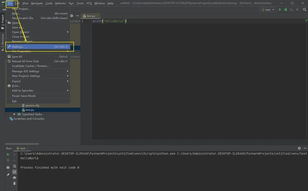 Python编程学习第五课之Pycharm基本用法(二)如何调整页面字体大小 - 宋马