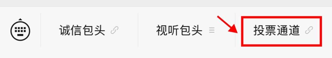 投票通道正式开启！