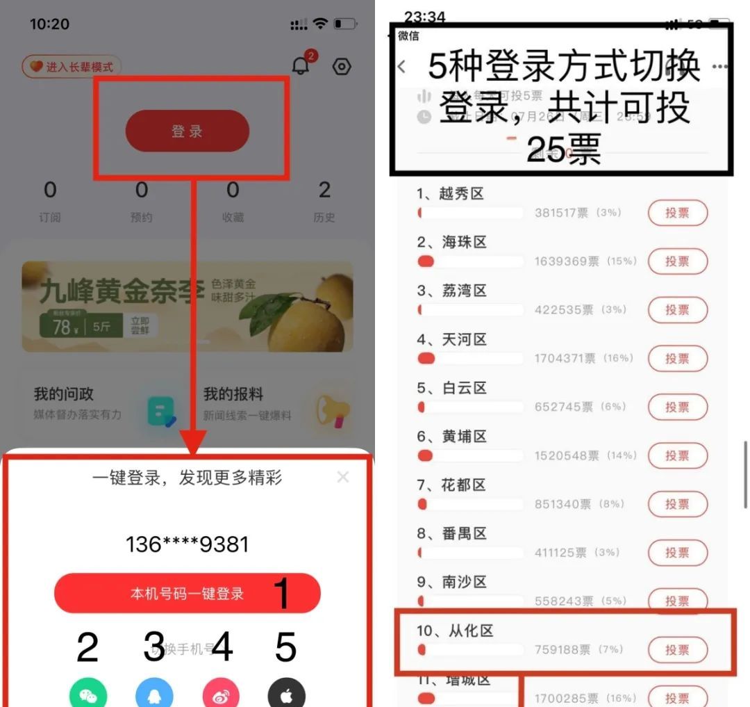 3个投票渠道，每天可投30票！邀您来为“绿美从化”打call！