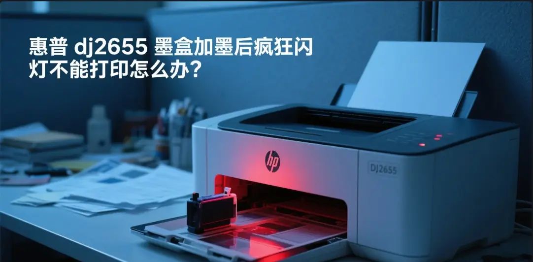 2025-05-04打印机 “闹脾气”?HP dj2655 加墨后闪灯罢工的拯救全记录 - 宋马