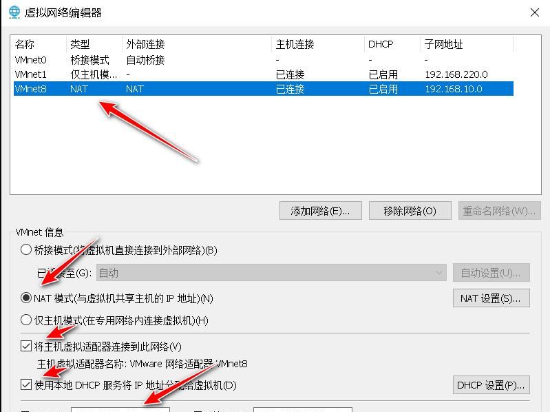 VMware虚拟机三种网络连接模式详解及访问外部网络的设置方法