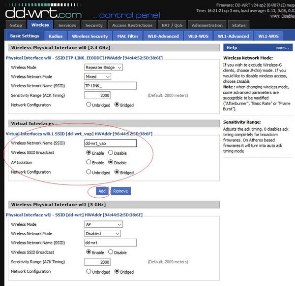 DD-WRT 中继模式的配置教程
