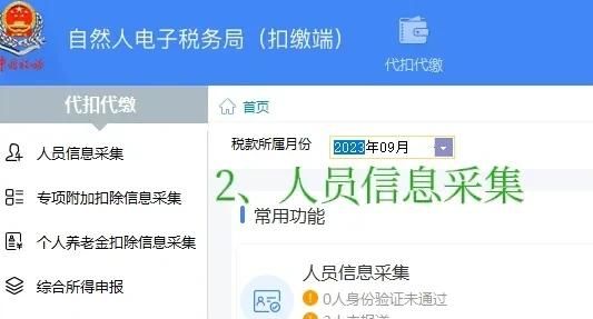 自然人电子税务局扣缴端个税申报详细步骤