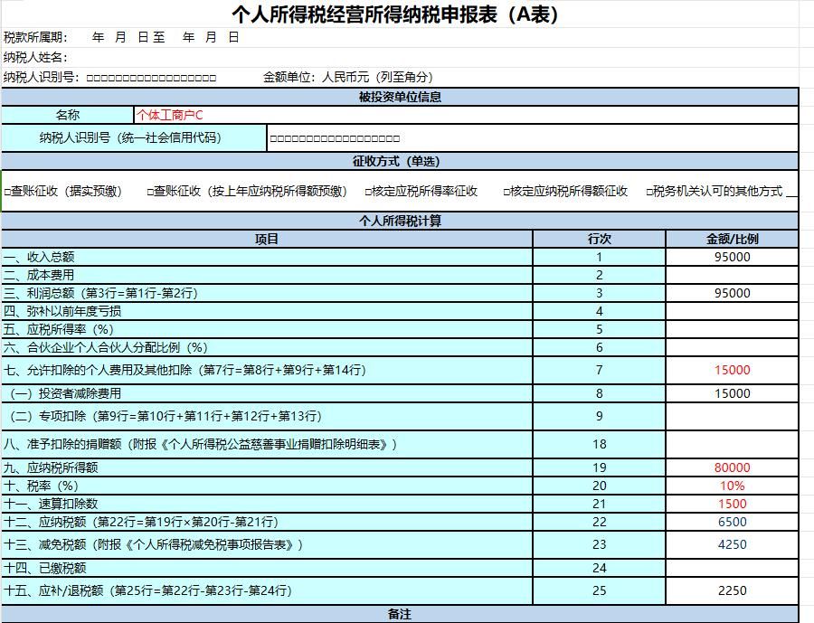 工资薪金所得申报个人所得税操作指引，附个税申报表及自动计算