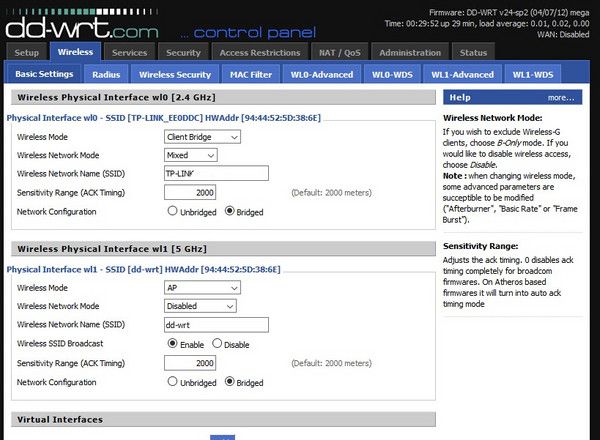 DD-WRT 中继模式的配置教程