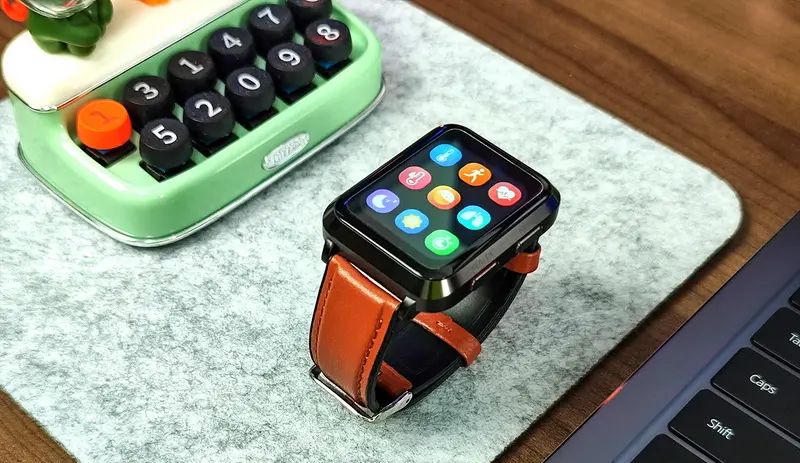 腕上微型气泵，一键精准测血压，dido E50S Pro气囊式血压智能手表 - 宋马