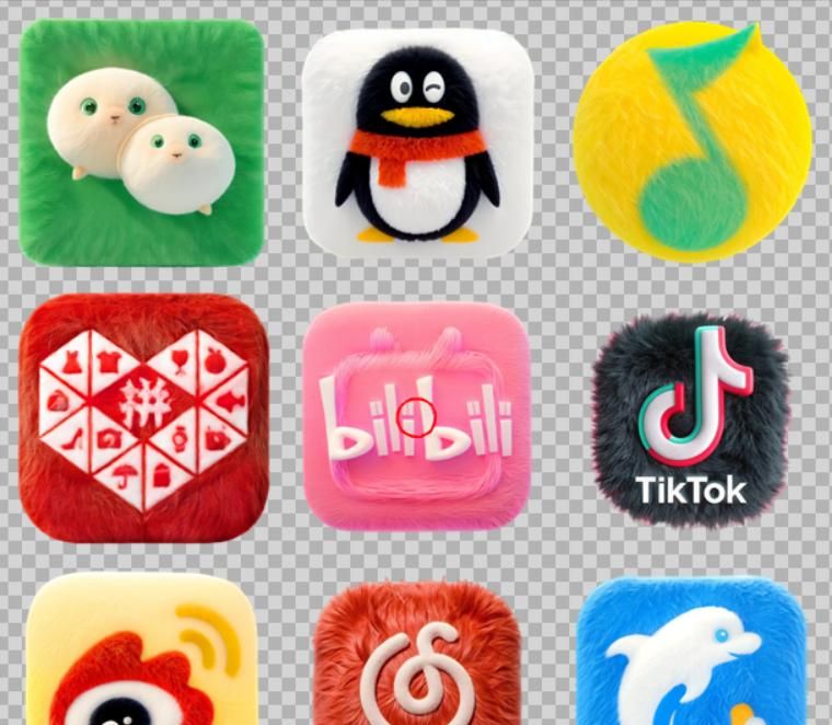 微信可以设置毛绒图标了，超可爱！