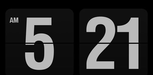 关于旧物利用中提到的精美的翻页时钟的iOS版或Mac版 - 宋马