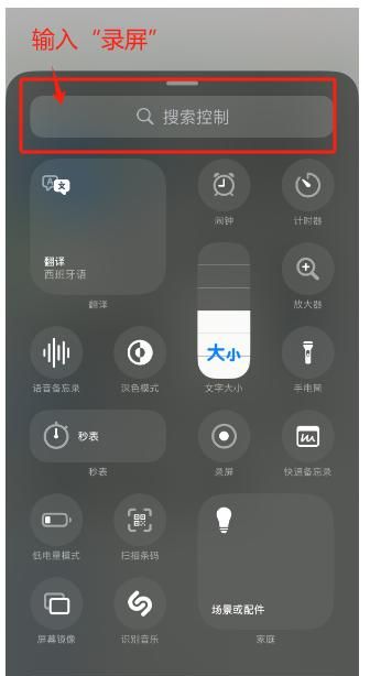 Iphone 16的录屏怎么设置？