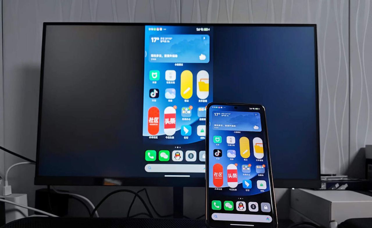小米手机小屏变大屏，MIUI14投屏技巧盘点，打工人必备技能