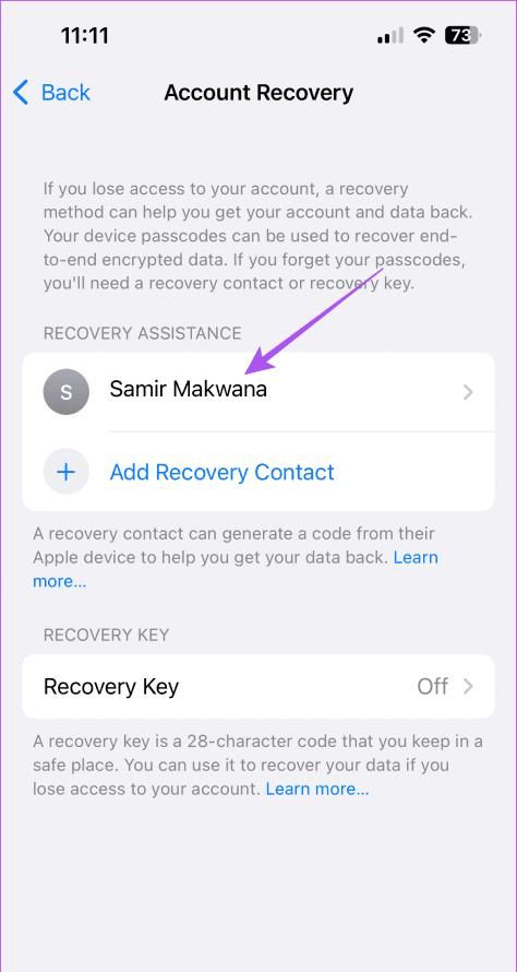 如何在 iPhone 上设置 Apple ID 帐户恢复