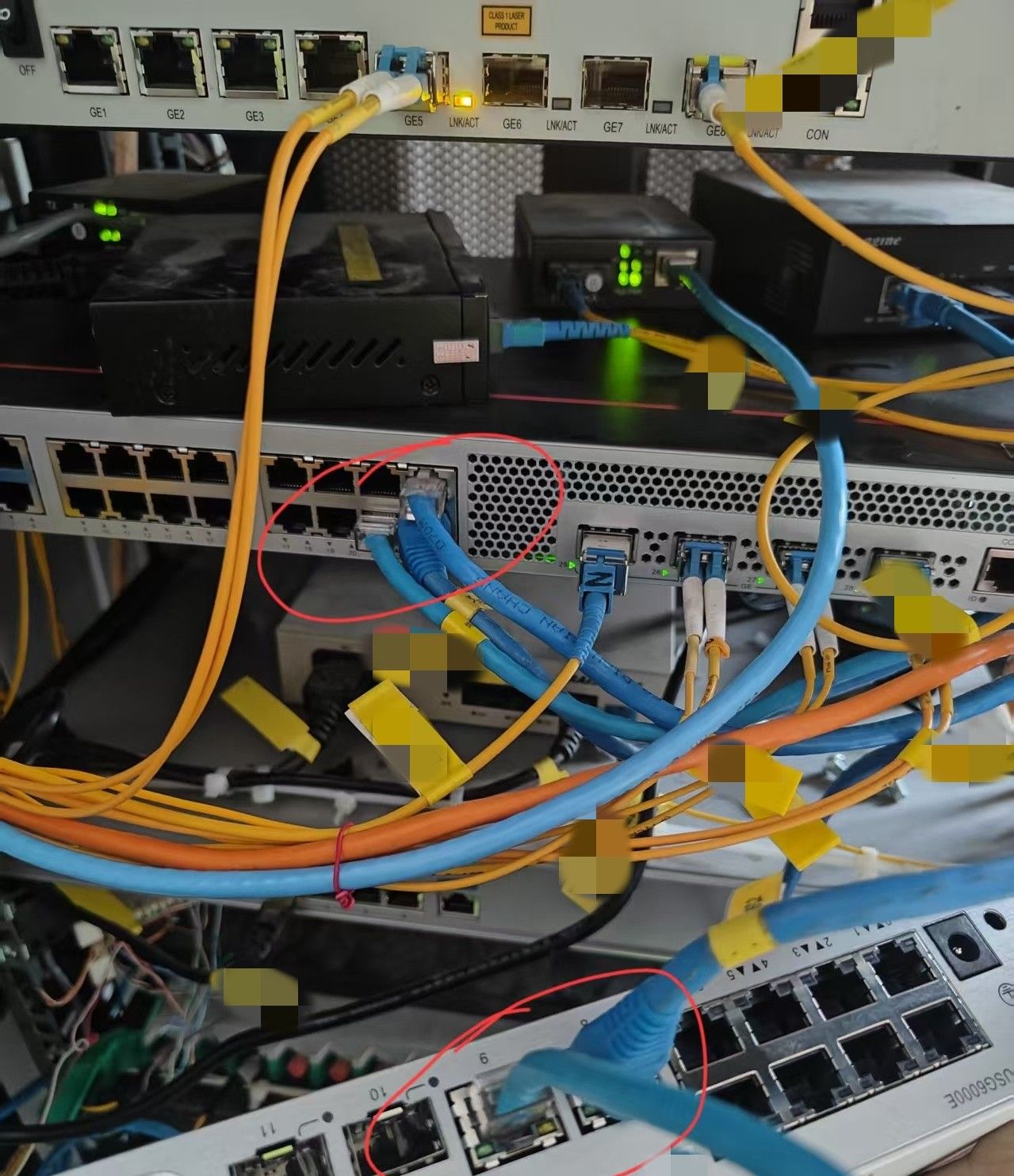 华为S02防火墙旁挂核心交换机，通过IPSec VPN与视频监控平台对接
