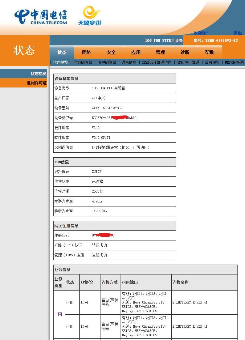 中兴G7615V2版本开启Telnet以及固化