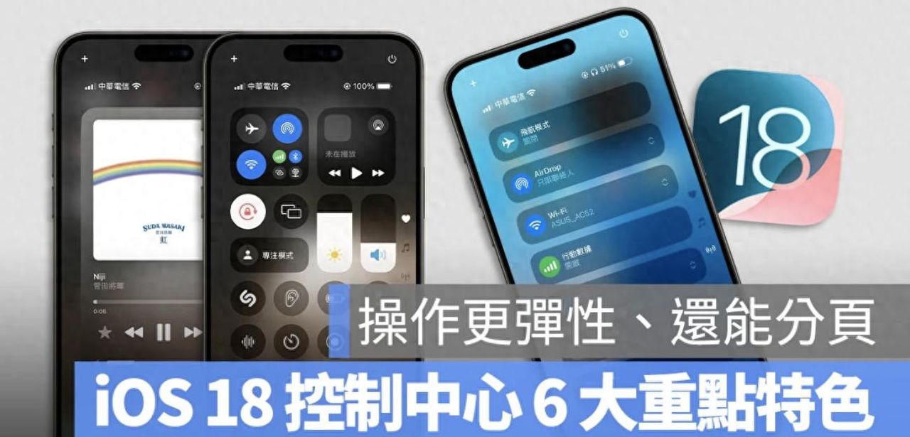 别再被 iPhone 限制！iOS 18 控制中心 6 大隐藏功能一次看懂 - 宋马