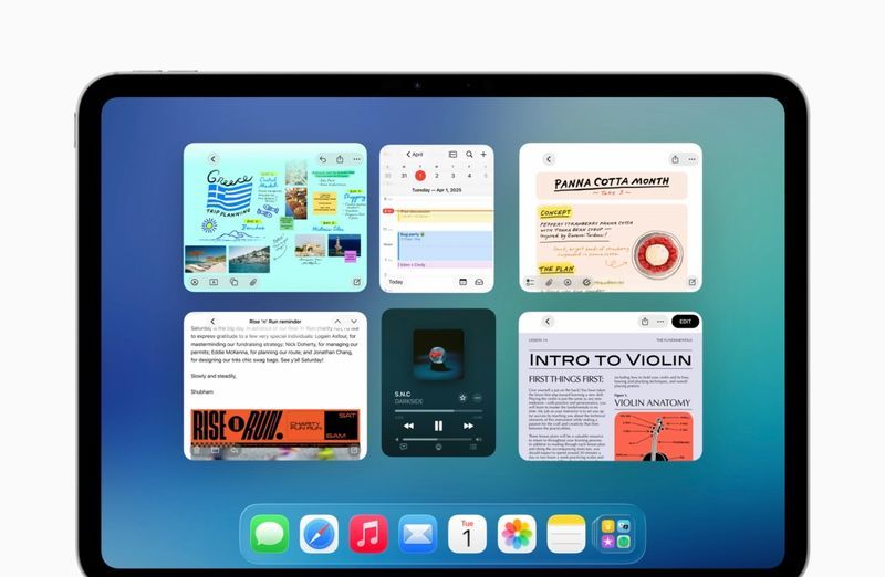 iPadOS26发布 多任务处理向macOS看齐