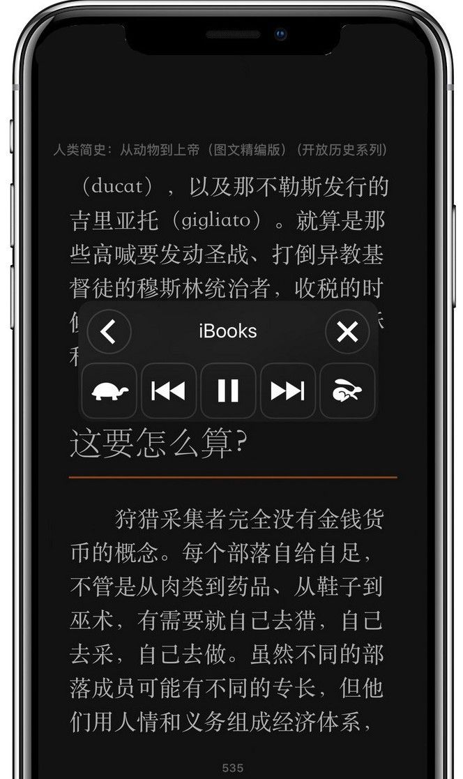iPhone自带听书功能如何使用
