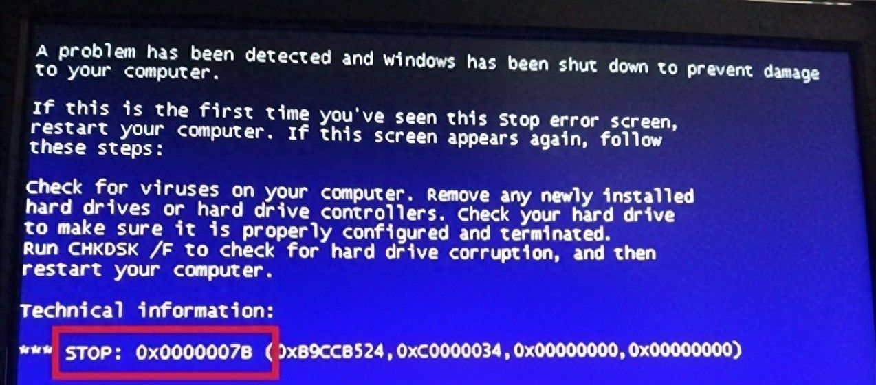 0x0000007b电脑蓝屏怎么办？电脑出现0x0000007b蓝屏的解决方法 - 宋马